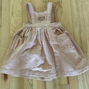 Jamie Kay Pink Elizabeth Corduroy Dress 6-12 months